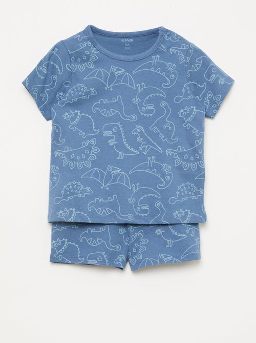 2-delige korte pyjamaset T-shirt + short - Kiabi