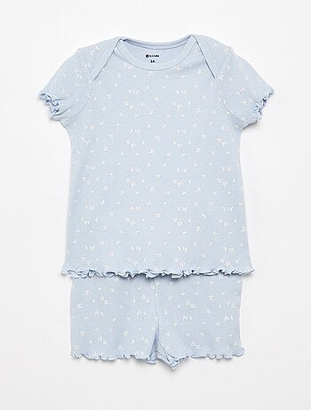 2-delige korte pyjamaset T-shirt + short
