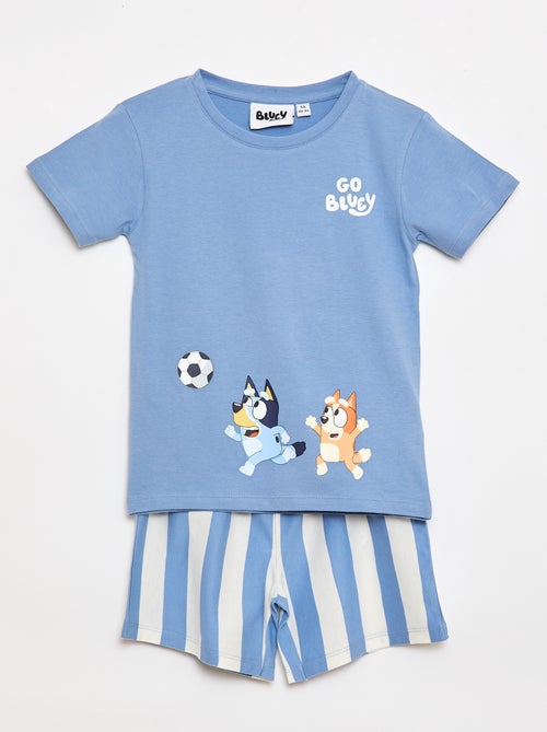 2-delige korte pyjamaset T-shirt + short 'Bluey' - Kiabi