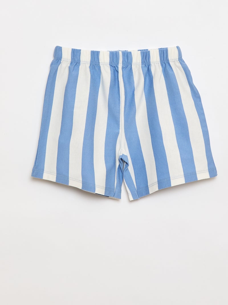 2-delige korte pyjamaset T-shirt + short 'Bluey' Blauw - Kiabi