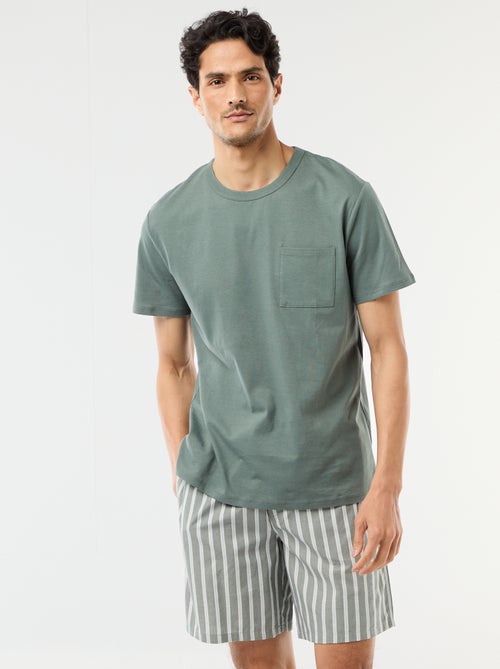 2-delige korte pyjamaset T-shirt + short - Kiabi