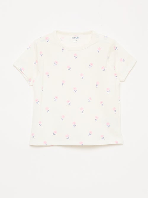 2-delige korte pyjamaset T-shirt + short - Kiabi