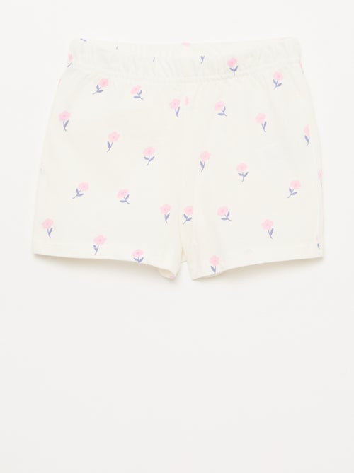 2-delige korte pyjamaset T-shirt + short - Kiabi