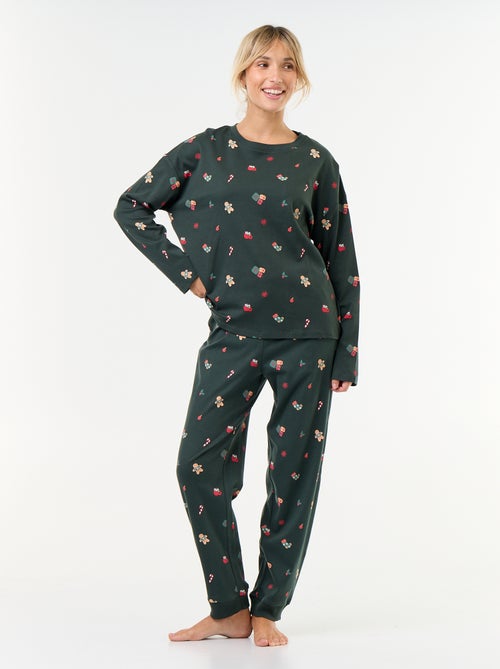 2-delige lange pyjamaset 'Kerst' - Kiabi 2-delige lange pyjamaset 'Kerst' - Kiabi