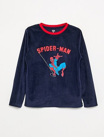 2-delige lange 'Spiderman' pyjamaset van fleece