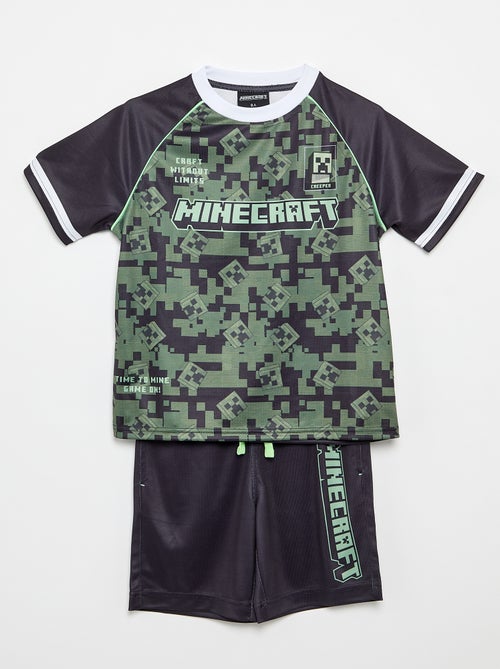 2-delige 'Minecraft' set met bermuda en T-shirt - Kiabi