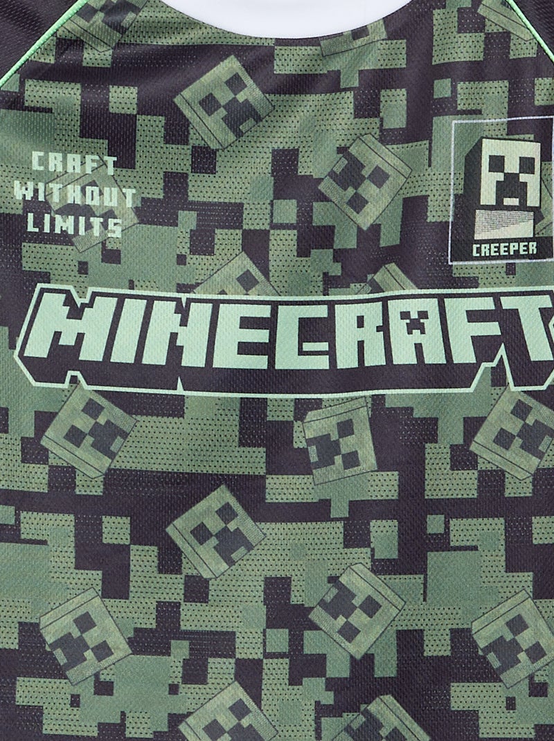 2-delige 'Minecraft' set met bermuda en T-shirt Zwart - Kiabi