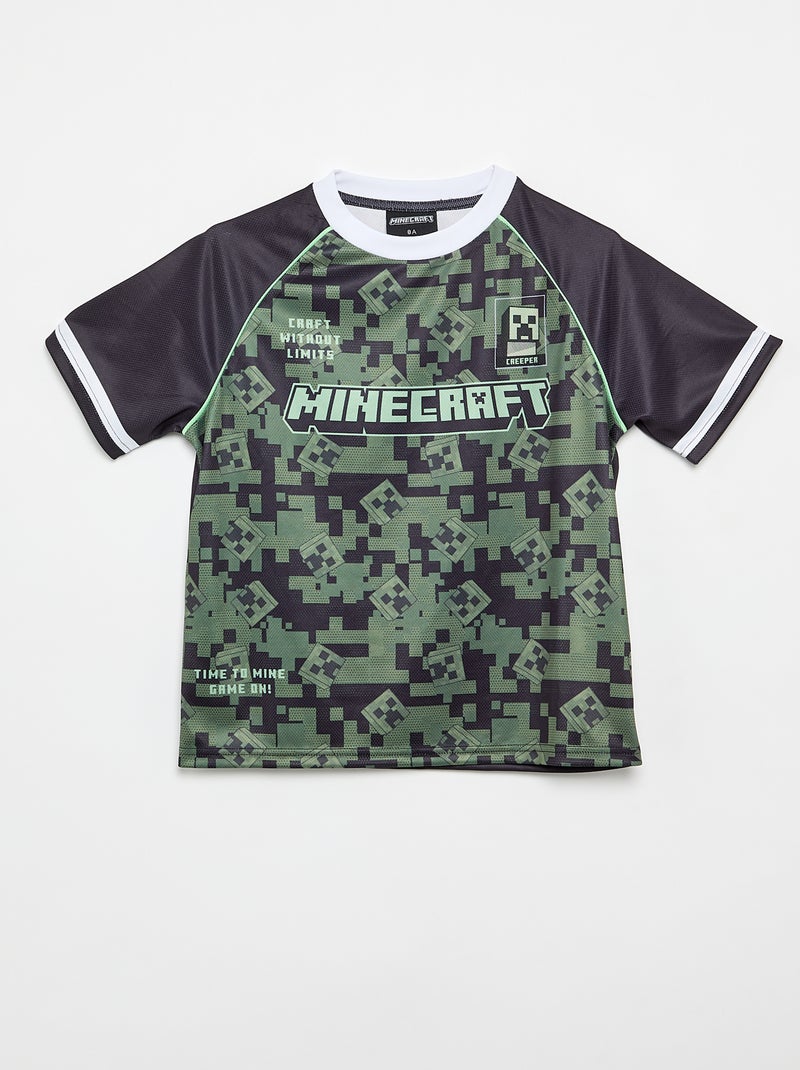 2-delige 'Minecraft' set met bermuda en T-shirt Zwart - Kiabi