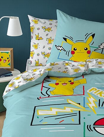 2-delige 'Pokemon' set 1-persoons: dekbedovertrek + kussensloop