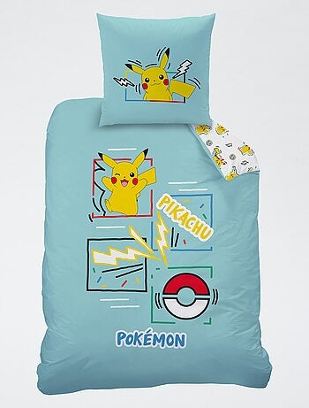 2-delige 'Pokemon' set 1-persoons: dekbedovertrek + kussensloop