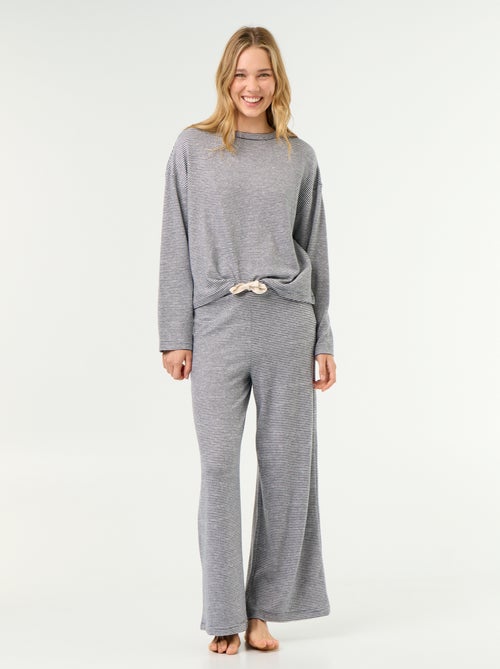 2-delige pyjama - Sweater + broek - Kiabi