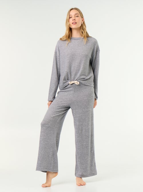 2-delige pyjama - Sweater + broek - Kiabi