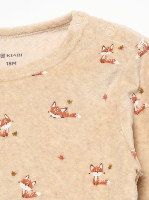 2-delige pyjama - Sweatshirt + broek - Kiabi