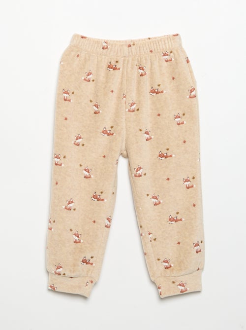 2-delige pyjama - Sweatshirt + broek - Kiabi