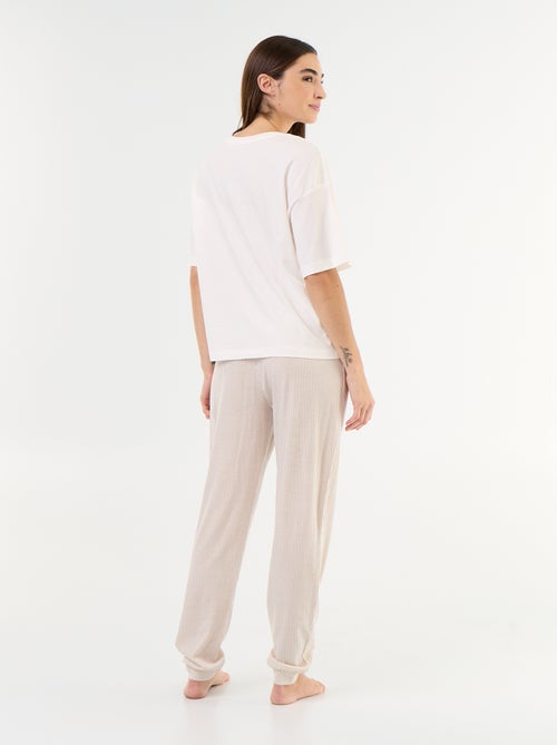 2-delige pyjama - T-shirt + broek - Kiabi