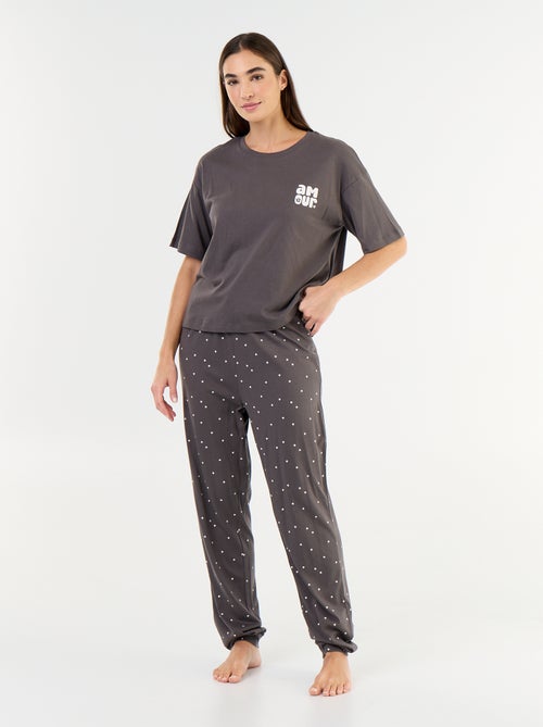 2-delige pyjama - T-shirt + broek - Kiabi