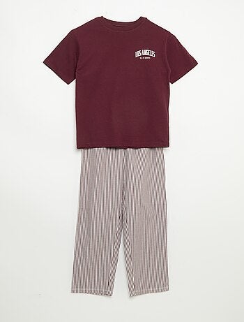 2-delige pyjama - T-shirt met korte mouwen + broek