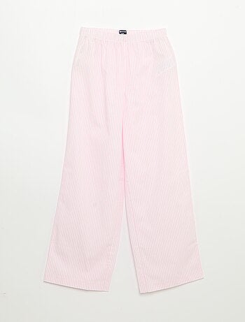 2-delige pyjama - T-shirt met korte mouwen + gestreepte broek