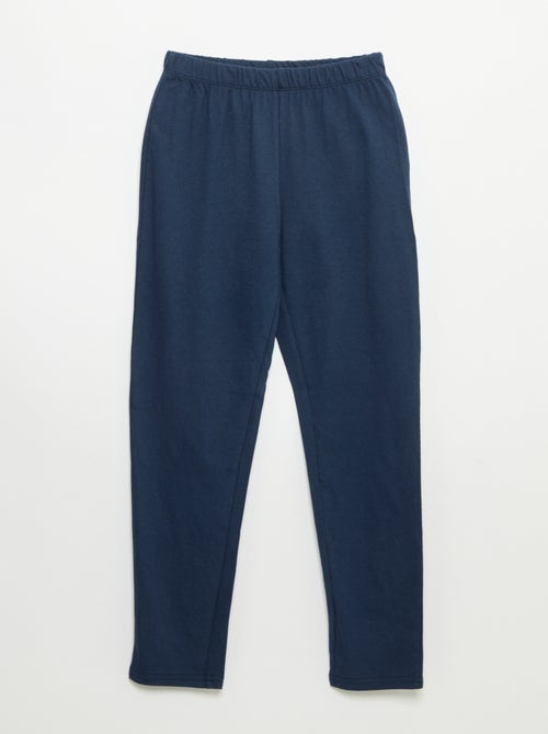 2-delige pyjama - T-shirt met lange mouwen + broek - Kiabi