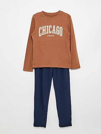 2-delige pyjama - T-shirt met lange mouwen + broek