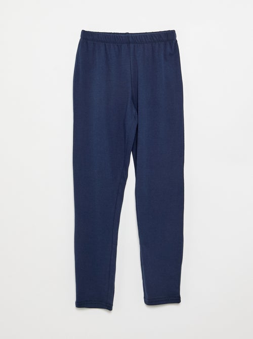 2-delige pyjama - T-shirt met lange mouwen + broek - Kiabi