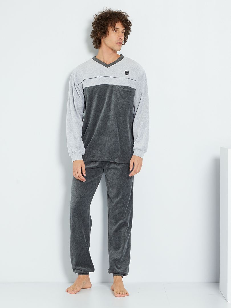 2-delige pyjama grijs - Kiabi