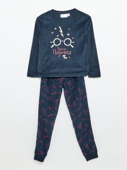 2-delige pyjama 'Harry Potter' - T-shirt met lange mouwen + broek - Kiabi