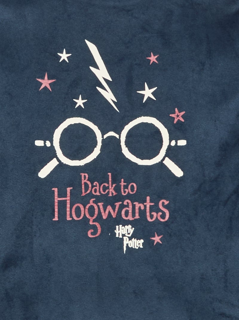2-delige pyjama 'Harry Potter' - T-shirt met lange mouwen + broek Blauw - Kiabi
