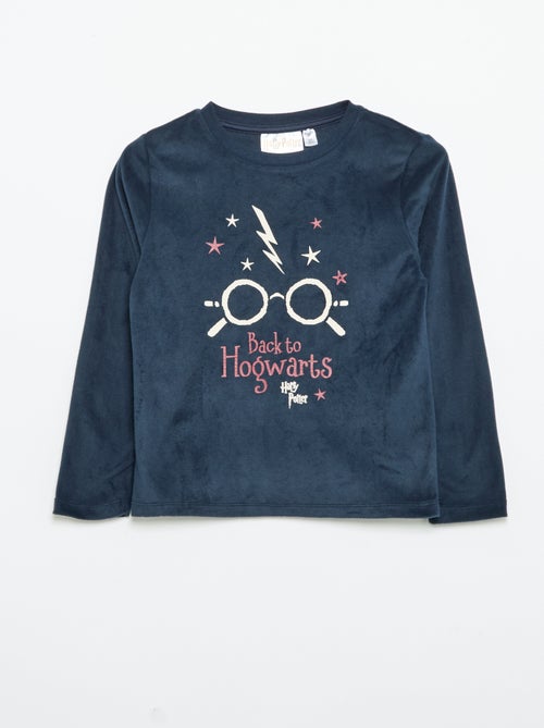 2-delige pyjama 'Harry Potter' - T-shirt met lange mouwen + broek - Kiabi