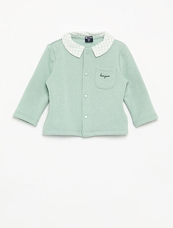 2-delige pyjama met fluweellook