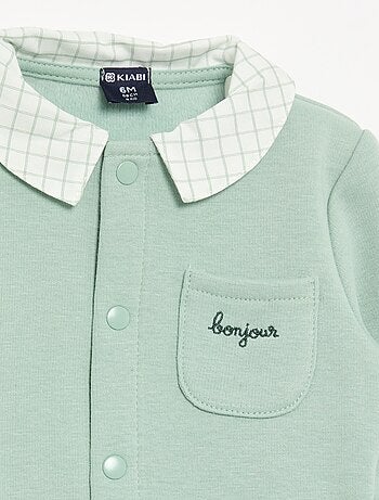 2-delige pyjama met fluweellook
