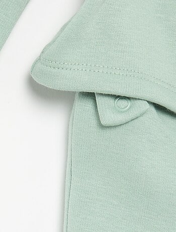 2-delige pyjama met fluweellook
