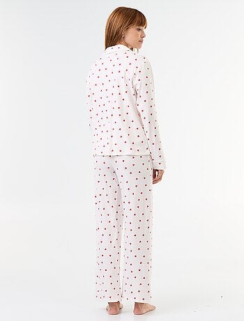 2-delige pyjama met motief en lange broek