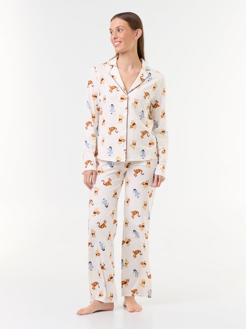 2-delige pyjama met 'Winnie de Poeh'-print - Kiabi