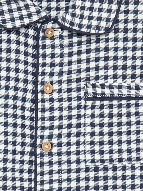2-delige pyjama van flanel - Gebotonneerd bovenstuk + broek - Kiabi 2-delige pyjama van flanel - Gebotonneerd bovenstuk + broek - Kiabi