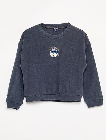2-delige pyjama van gewafelde stof - trui + broek