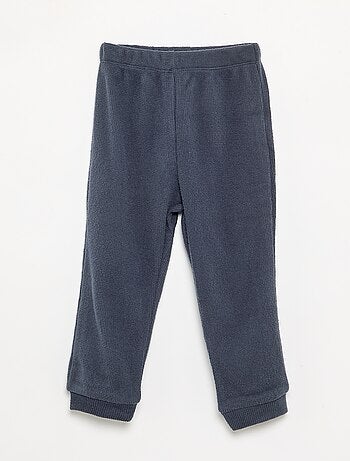 2-delige pyjama van gewafelde stof - trui + broek