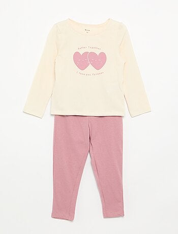 2-delige pyjama van jerseytricot