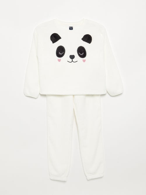 2-delige pyjama van koraalfleece - Sweatshirt + broek - Kiabi 2-delige pyjama van koraalfleece - Sweatshirt + broek - Kiabi