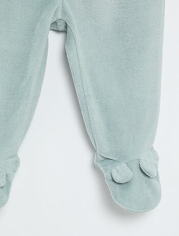 2-delige pyjama van velours