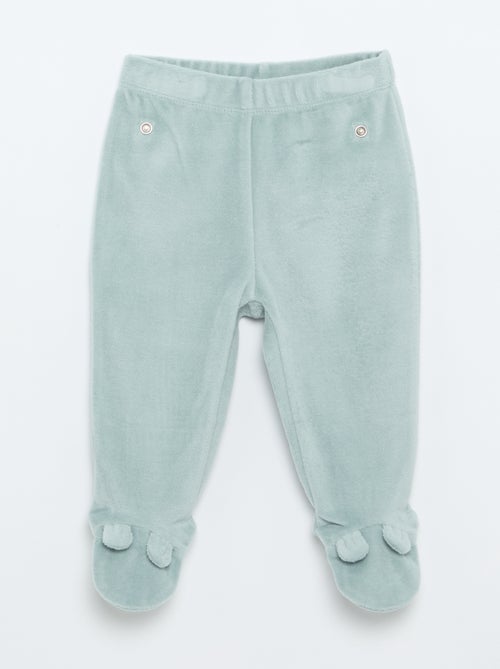 2-delige pyjama van velours - Kiabi 2-delige pyjama van velours - Kiabi