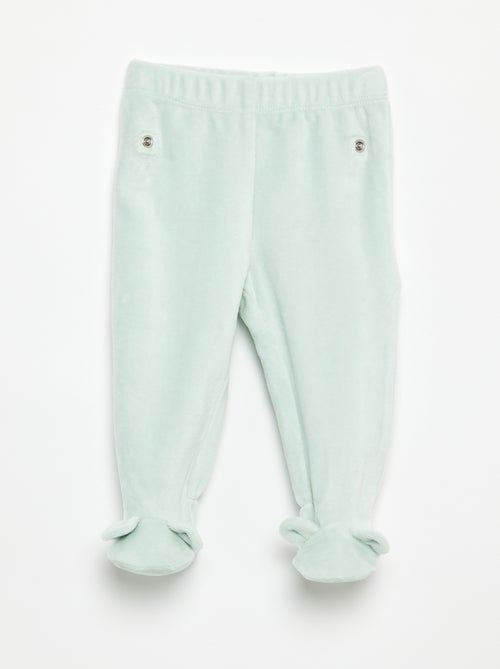 2-delige pyjama van velours - Kiabi