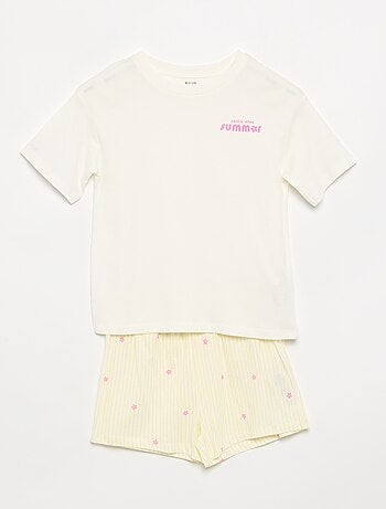 2-delige pyjamaset - short + T-shirt