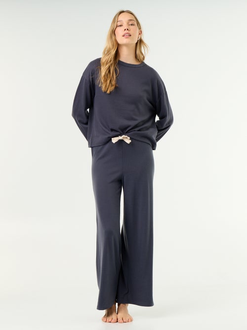 2-delige pyjamaset - Sweater + broek - Kiabi