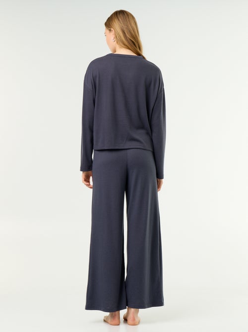 2-delige pyjamaset - Sweater + broek - Kiabi