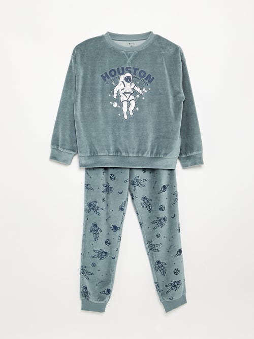 2-delige pyjamaset - Sweater + broek - Kiabi