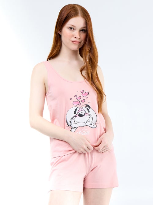 2-delige pyjamaset 'Diddle' met short en débardeur - Kiabi