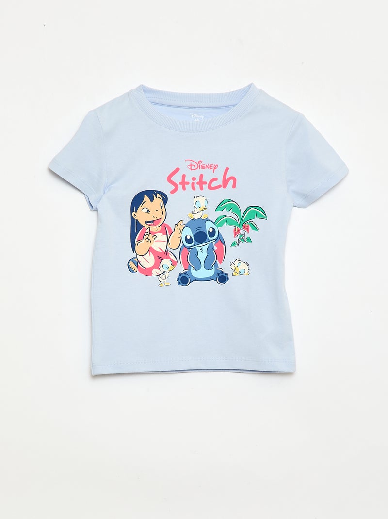 2-delige pyjamaset 'Disney' 'Minnie' T-shirt + short Blauw - Kiabi