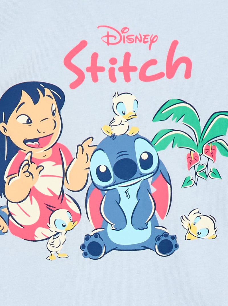 2-delige pyjamaset 'Disney' 'Minnie' T-shirt + short Blauw - Kiabi