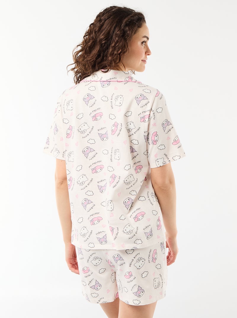 2-delige pyjamaset 'Hello Kitty' Wit - Kiabi